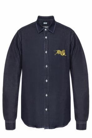 Koszula jeansowa z naszywką, zdjęcie 1 Koszula jeansowa z naszywką od Kenzo